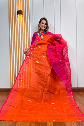 Authentic Dhakai Jamdani Saree