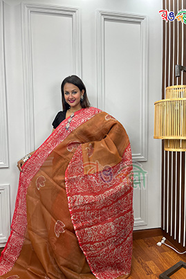 Rajshahi Muslin Batik saree price in bangladesh