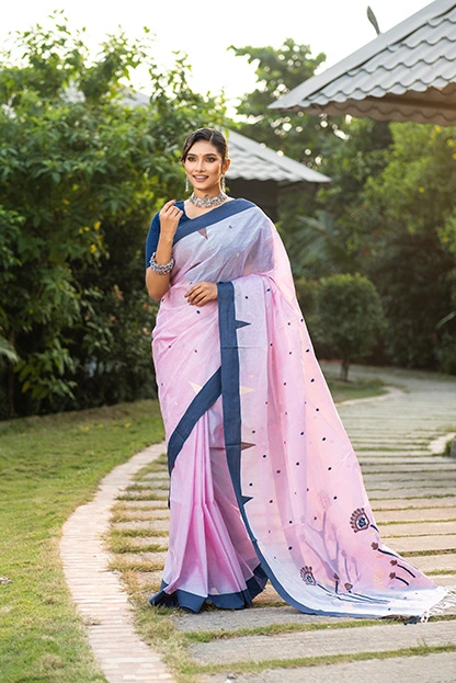 Cotton Tantuj Saree