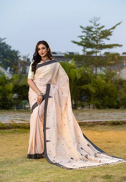 Cotton Tantuj Saree