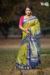 Gadwal Saree in Olive