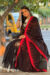 Black and Red Monipuri Shawl for women