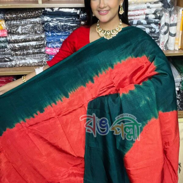 Silk batik saree