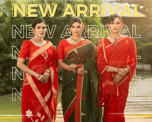 New Arrival Saree in Rong Polli